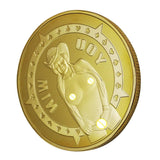 Maxbell Sexy Girl Golden Coin Metal Collection for Couplers Erotic Night Play Toy I - Aladdin Shoppers