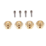 Maxbell 4 Pieces Hex Wheel Hubs Hexagonal Adapter for Traxxas TRX4 RC Crawler 6mm - Aladdin Shoppers
