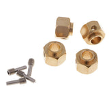 Maxbell 4 Pieces Hex Wheel Hubs Hexagonal Adapter for Traxxas TRX4 RC Crawler 8mm - Aladdin Shoppers