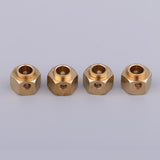 Maxbell 4 Pieces Hex Wheel Hubs Hexagonal Adapter for Traxxas TRX4 RC Crawler 8mm - Aladdin Shoppers