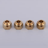Maxbell 4 Pieces Hex Wheel Hubs Hexagonal Adapter for Traxxas TRX4 RC Crawler 9mm - Aladdin Shoppers