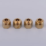 Maxbell 4 Pieces Hex Wheel Hubs Hexagonal Adapter for Traxxas TRX4 RC Crawler 11mm - Aladdin Shoppers
