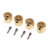 Maxbell 4 Pieces Hex Wheel Hubs Hexagonal Adapter for Traxxas TRX4 RC Crawler 11mm - Aladdin Shoppers