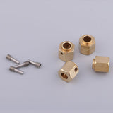 Maxbell 4 Pieces Hex Wheel Hubs Hexagonal Adapter for Traxxas TRX4 RC Crawler 11mm - Aladdin Shoppers