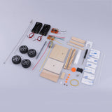 Maxbell DIY Powered Battery Car Model Children Kids Educational Science Vehicle Toy