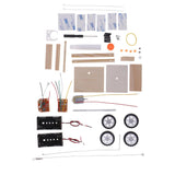 Maxbell DIY Powered Battery Car Model Children Kids Educational Science Vehicle Toy