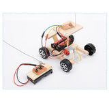 Maxbell DIY Powered Battery Car Model Children Kids Educational Science Vehicle Toy
