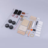 Maxbell DIY Powered Battery Car Model Children Kids Educational Science Vehicle Toy