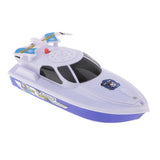 Maxbell Battery Operated 6 Inch Water Boat Toy for Baby Kids Bathtime Bathtub White - Aladdin Shoppers