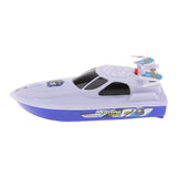 Maxbell Battery Operated 6 Inch Water Boat Toy for Baby Kids Bathtime Bathtub White - Aladdin Shoppers