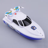 Maxbell Battery Operated 6 Inch Water Boat Toy for Baby Kids Bathtime Bathtub White - Aladdin Shoppers