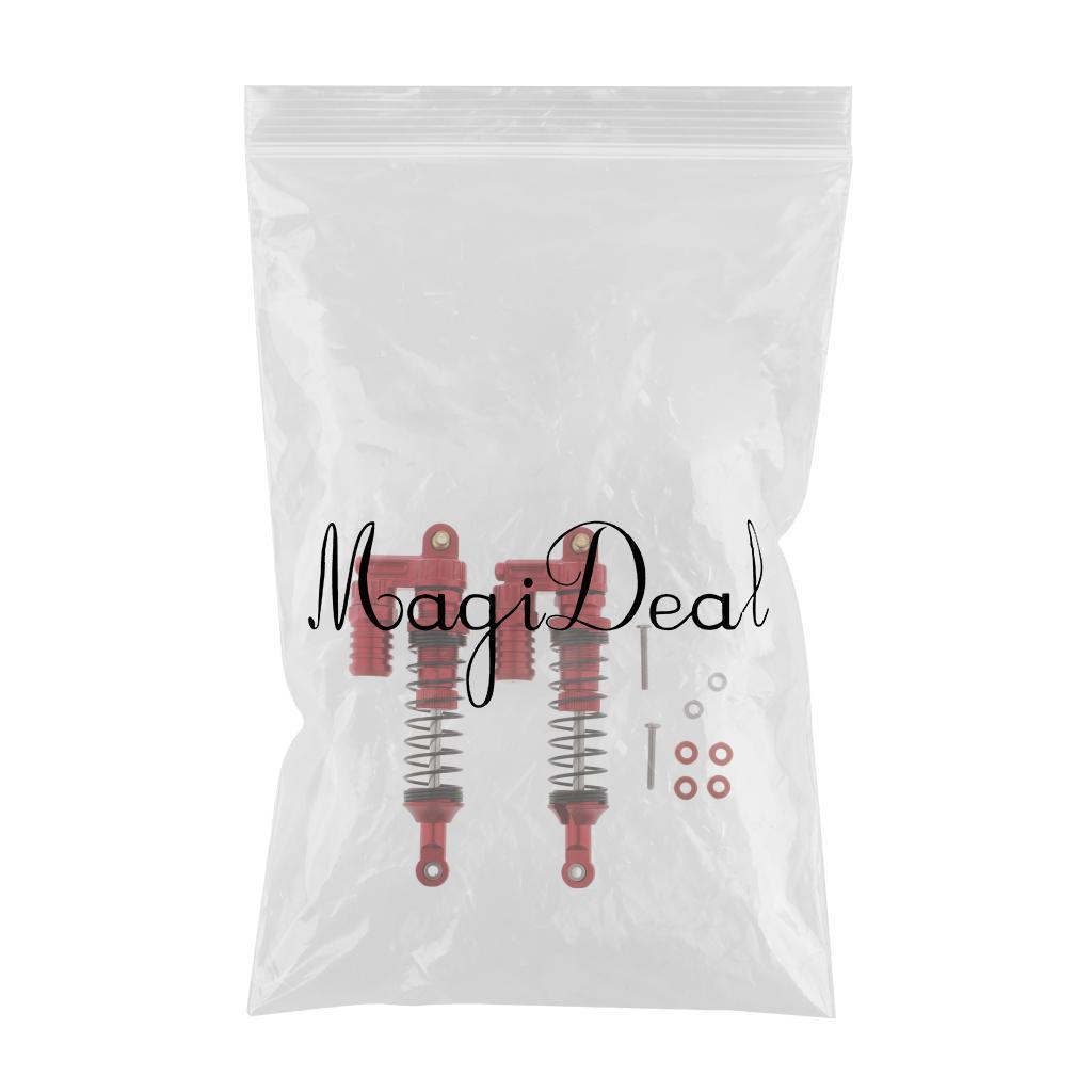 Maxbell Maxbell Adjustable Suspension Shocks Absorber 90mm For 1:10 RC Crawler SCX10 Red