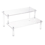 Maxbell Acrylic Cosmetics Storage Rack Detachable Model Figures Display Stand 2-Tier - Aladdin Shoppers