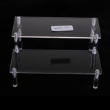 Maxbell Acrylic Cosmetics Storage Rack Detachable Model Figures Display Stand 2-Tier - Aladdin Shoppers
