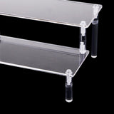 Maxbell Acrylic Cosmetics Storage Rack Detachable Model Figures Display Stand 2-Tier - Aladdin Shoppers