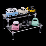 Maxbell Acrylic Cosmetics Storage Rack Detachable Model Figures Display Stand 2-Tier - Aladdin Shoppers