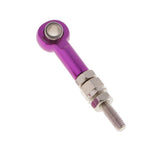 Maxbell 3x Aluminum Steering Linkage Pull Rod for HSP 94122 94123 1/10 RC Car Purple