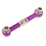 Maxbell 3x Aluminum Steering Linkage Pull Rod for HSP 94122 94123 1/10 RC Car Purple