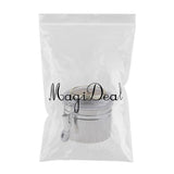 Maxbell Maxbell Pipe Tobacco Tin Can with Hygrometer & Humidifier