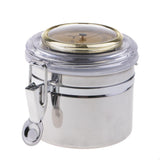 Maxbell Maxbell Pipe Tobacco Tin Can with Hygrometer & Humidifier