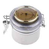 Maxbell Maxbell Pipe Tobacco Tin Can with Hygrometer & Humidifier