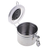 Maxbell Maxbell Pipe Tobacco Tin Can with Hygrometer & Humidifier