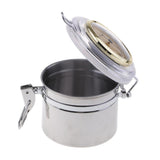 Maxbell Maxbell Pipe Tobacco Tin Can with Hygrometer & Humidifier