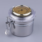 Maxbell Maxbell Pipe Tobacco Tin Can with Hygrometer & Humidifier