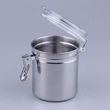 Maxbell 2 Pieces Stainless Steel Pipe Tobacco Tin Can Humidifier Humidor Box Pot