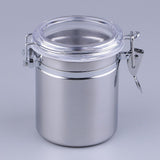 Maxbell 2 Pieces Stainless Steel Pipe Tobacco Tin Can Humidifier Humidor Box Pot