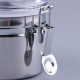 Maxbell 2 Pieces Stainless Steel Pipe Tobacco Tin Can Humidifier Humidor Box Pot