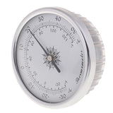 Maxbell Medium Round Analog Hygrometer Humidity Gauge Humidor Silver - Aladdin Shoppers