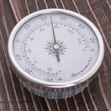 Maxbell Medium Round Analog Hygrometer Humidity Gauge Humidor Silver - Aladdin Shoppers