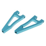 Maxbell Set/2Pcs Aluminum Alloy 166018 Front Upper Suspension Arm Upgrade Part for HSP Blue - Aladdin Shoppers