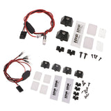 Maxbell 1:10 RC Electric Car Truck Parts 4 LED Lamp Lights Spotlights for RC4WD CC01