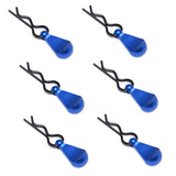 Maxbell Metal Body Clip R-Shape Pins with Pull Tabs for 1/8 1/10 Scale RC Car