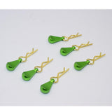 Maxbell Metal Body Clip R-Shape Pins with Pull Tabs for 1/8 1/10 Scale RC Car
