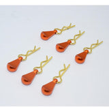 Maxbell Metal Body Clip R-Shape Pins with Pull Tabs for 1/8 1/10 Scale RC Car