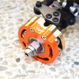 Maxbell AXIAL SCX10 I SCX10 II Gmade SAWBACK 4LS KOMODO BRASS PENDULUM WHEEL KNUCKLE AXLE WEIGHT + 21MM HEX ADAPTER Black - Aladdin Shoppers