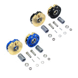 Maxbell AXIAL SCX10 I SCX10 II Gmade SAWBACK 4LS KOMODO BRASS PENDULUM WHEEL KNUCKLE AXLE WEIGHT + 21MM HEX ADAPTER Black - Aladdin Shoppers