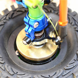 Maxbell AXIAL SCX10 I SCX10 II Gmade SAWBACK 4LS KOMODO BRASS PENDULUM WHEEL KNUCKLE AXLE WEIGHT + 21MM HEX ADAPTER Black - Aladdin Shoppers