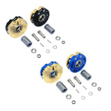 Maxbell AXIAL SCX10 I SCX10 II Gmade SAWBACK 4LS KOMODO BRASS PENDULUM WHEEL KNUCKLE AXLE WEIGHT + 21MM HEX ADAPTER Black - Aladdin Shoppers