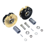 Maxbell AXIAL SCX10 I SCX10 II Gmade SAWBACK 4LS KOMODO BRASS PENDULUM WHEEL KNUCKLE AXLE WEIGHT + 21MM HEX ADAPTER Black - Aladdin Shoppers