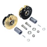 Maxbell AXIAL SCX10 I SCX10 II Gmade SAWBACK 4LS KOMODO BRASS PENDULUM WHEEL KNUCKLE AXLE WEIGHT + 21MM HEX ADAPTER Black - Aladdin Shoppers