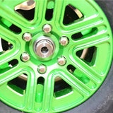 Maxbell AXIAL SCX10 I SCX10 II Gmade SAWBACK 4LS KOMODO BRASS PENDULUM WHEEL KNUCKLE AXLE WEIGHT + 21MM HEX ADAPTER Black - Aladdin Shoppers