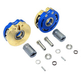 Maxbell 1/10 AXIAL SCX10 I&II GMADE SAWBACK 4LS PENDULUM WHEEL KNUCKLE AXLE WEIGHT Blue - Aladdin Shoppers