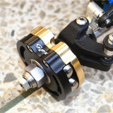 Maxbell 1/10 AXIAL SCX10 I&II GMADE SAWBACK 4LS PENDULUM WHEEL KNUCKLE AXLE WEIGHT Blue - Aladdin Shoppers