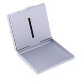 Pocket Carrying Cigarette Box Cigar Case Holder for 20pcs Cigarettes Silver