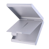 Pocket Carrying Cigarette Box Cigar Case Holder for 20pcs Cigarettes Silver