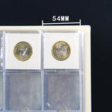 Maxbell 2x 200 Coin Currency Holder Collector Storage Money Pocket PU Album Book
